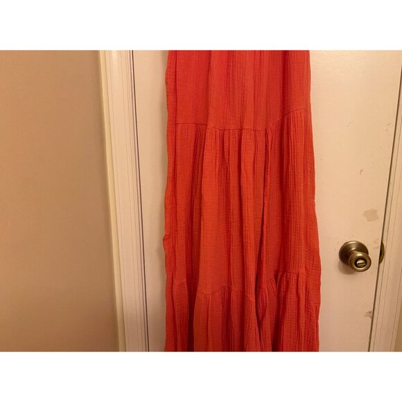 King Universal Women’s Sleeveless Cottage Core Beachy Orange Small - Picture 11 of 16